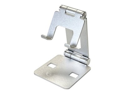 Amer Mounts Simplicity Folding Phone Stand [Bright Aluminum] (ezpad20-01)