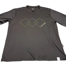 Neo Sports Athletic Men's Size XL Black Geometrical Print T-Shirt 100% Polyester