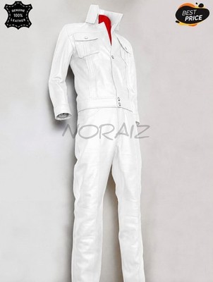 Elvis Presley 1968 Comeback special Lambskin white leather suit tribute Artist
