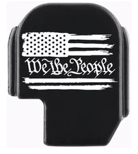 MyGunArts Laser Engraved Anodized Aluminum Rear Slide Cover Back Plate