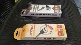 New AC Power Cord & AV Audio Video Cable Hookup Bundle SEGA DREAMCAST Tomee