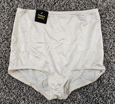 1980s Bali Panties Satin Brief Shaper Something Else Sissy 4X Granny Panty NEW