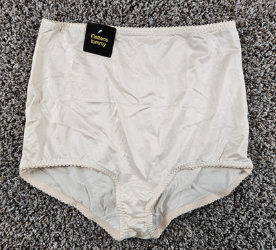1980s Bali Panties Satin Brief Shaper Something Else Sissy 4X Granny Panty NEW