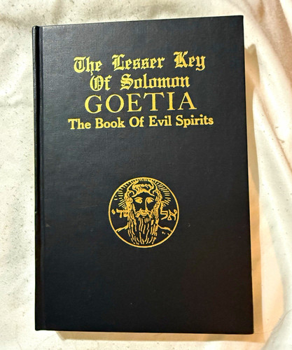 Cover of The Lesser Key of Solomon Goetia Hardcover Book of Evil Spirits Occultism