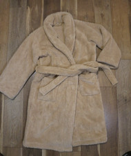 Pottery Barn 4838579 Women's Brown Cozy Comfort Belted Robe Sz M