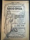 Metropolitan Opera House Grand Opera Libretto, Le Coq D'Or From 1918 — photo 1