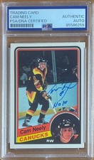 CAM NEELY SIGNED w/ HOF 05 1984/85 O-PEE-CHEE ROOKIE #327 PSA DNA AUTOGRAPH AUTO