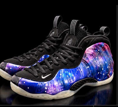 Nike Air Foamposite One Galaxy Men s High Top Lace-Up Basketball Sneakers