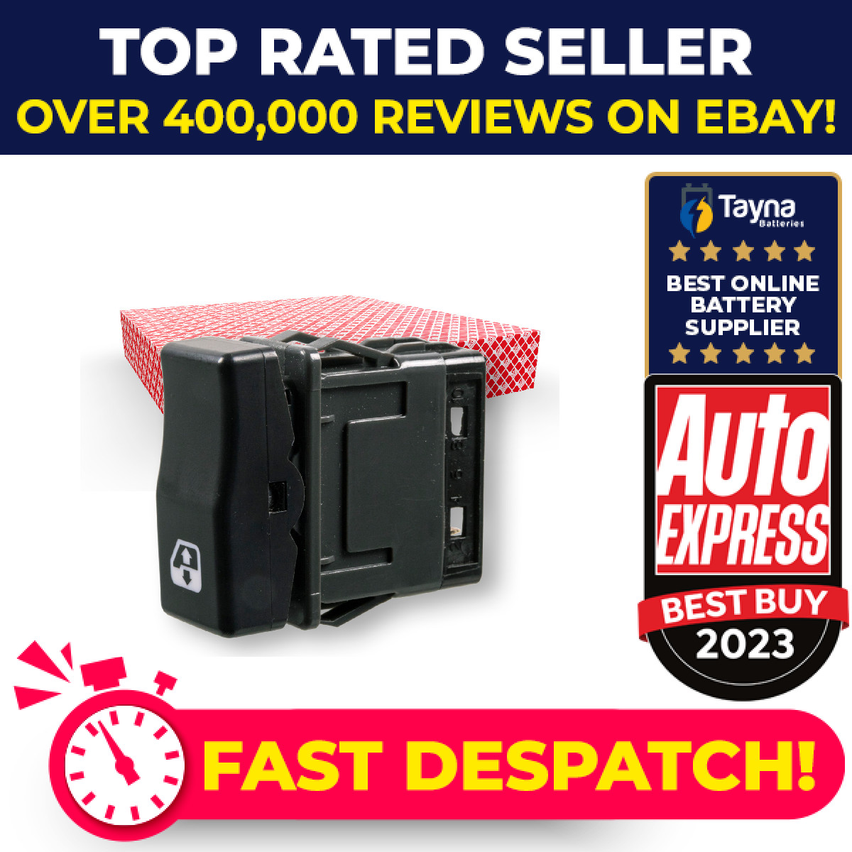 Electric Window Switch Right 180634 Febi 7421043773 Genuine Quality Guaranteed