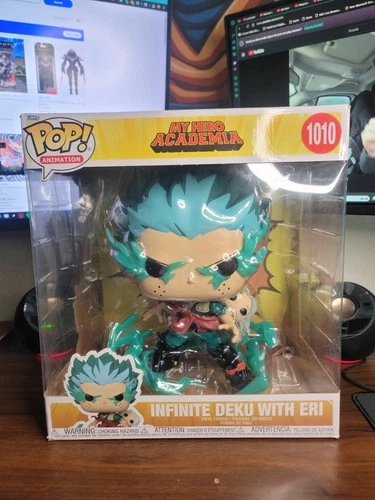 Funko POP! Jumbo My Hero Academia Infinite Deku with Eri 10” Inch #1010 MHA R2S!