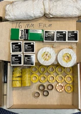 Vintage 16mm Film Equipment - 3M Tape,  Film Reels, Cores, Markers