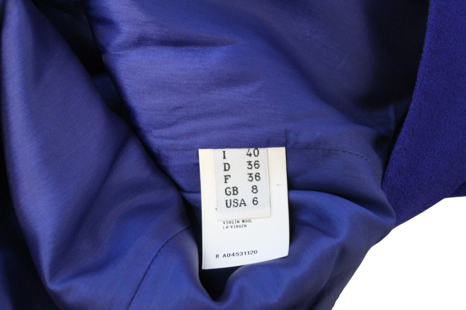 Abito Moschino blu senza maniche taglia 8