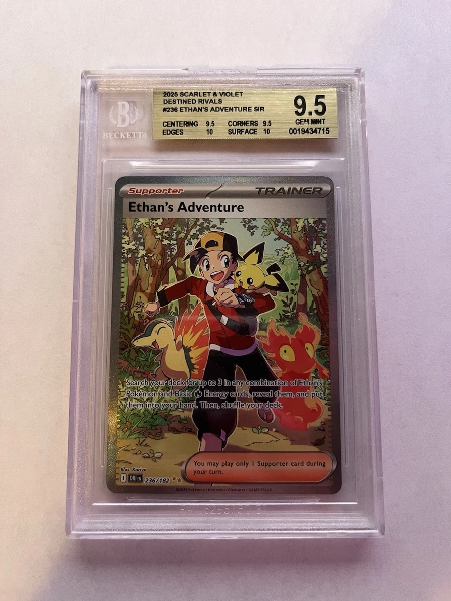 Pikachu Pokémon TCG Grade 9.5 Rare Individual Collectible Card