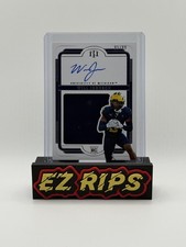 2025 National Treasures Collegiate #144 Will Johnson Silhouettes Signatures