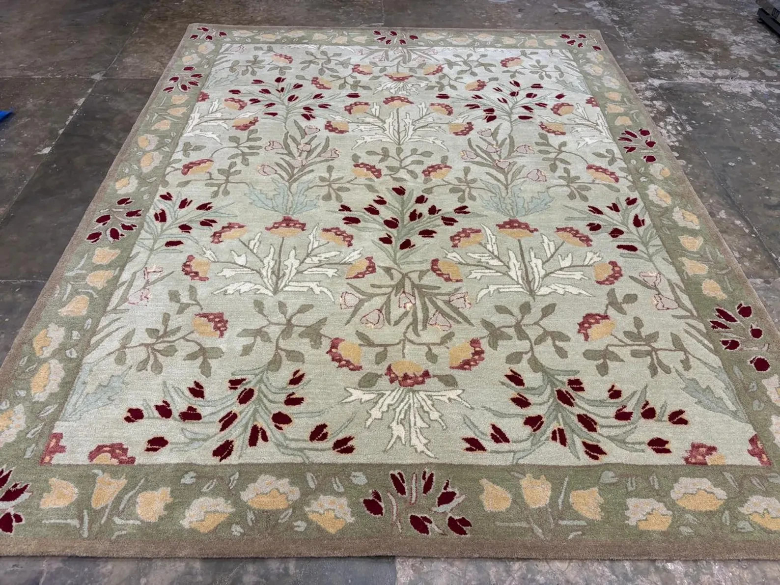 Hand Tufted 100% Woolen Rug Carpet Bedroom Living Color Multicolor Luxury Rug