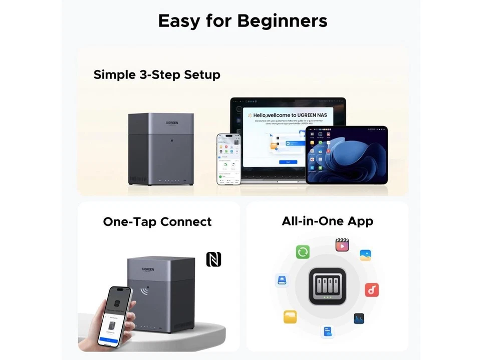 UGREEN NASync DH4300 Plus Storage Hub with HDMI Cable - Image 4 of 4