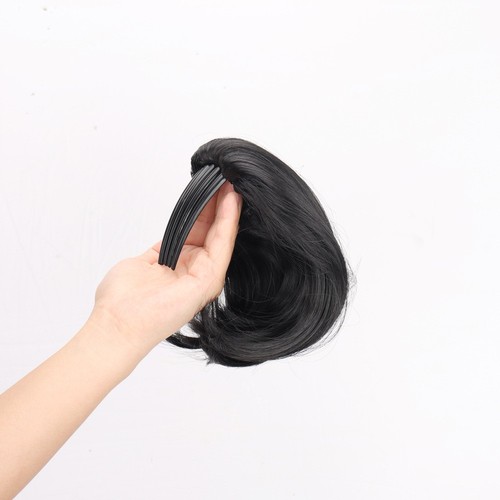 Plastic Comb In Ponytails Hairpieces Drawstring Curly Wavy Bun Hair Extensions - Picture 8 of 19