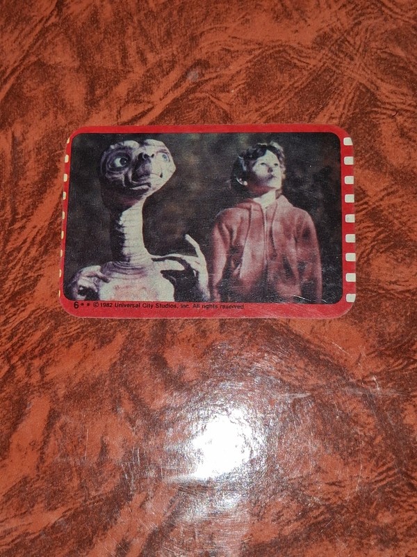 E.T Card Album Collection- over 10 pages with collectible cards