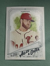 Bryce Harper 2018 Topps Allen &amp; Ginter Washington Nationals #250 FF240
