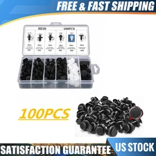 For Nissan Fastener Box Set Bumper Fender Liner Push Type Retainer Clips 100pcs