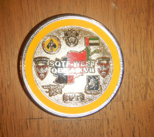 Special Operations TF 13 Afghanistan Challenge Coin SOTF West OEF-A XVII * 1 SFG
