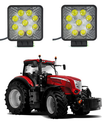 für McCormick Traktoren 2 Stück 10-30V Weiße Halogen 9 LED Spotlights 36W