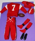 VINTAGE KEN BARBIE FOOTBALL TOUCHDOWN #799 COMPLETE FASHION REPRO NO DOLL