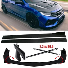 Front Bumper Lip Spoiler Splitter Car Body Rear For Honda Accord