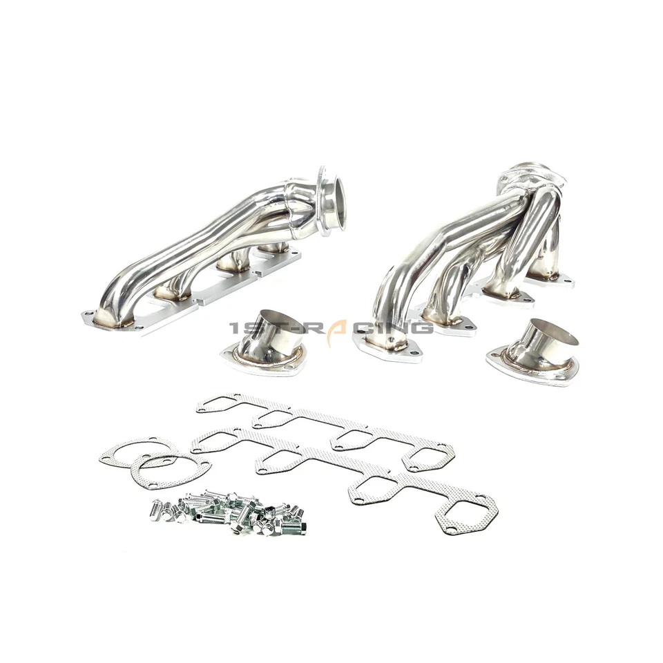 Cabezales de escape para Big Block Ford 332 352 361 390 406 5,4 L 5,8 L 5,9 L 6,4 L 6,6 L Foto 2 de 4
