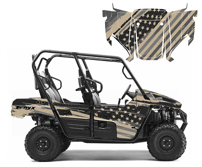 2016-2018 Kawasaki Teryx 4 or 2 seater graphics decal Kit 22 mil
