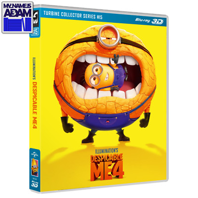 DESPICABLE ME 4 BLU-RAY 3D (REGION FREE) US SELLER