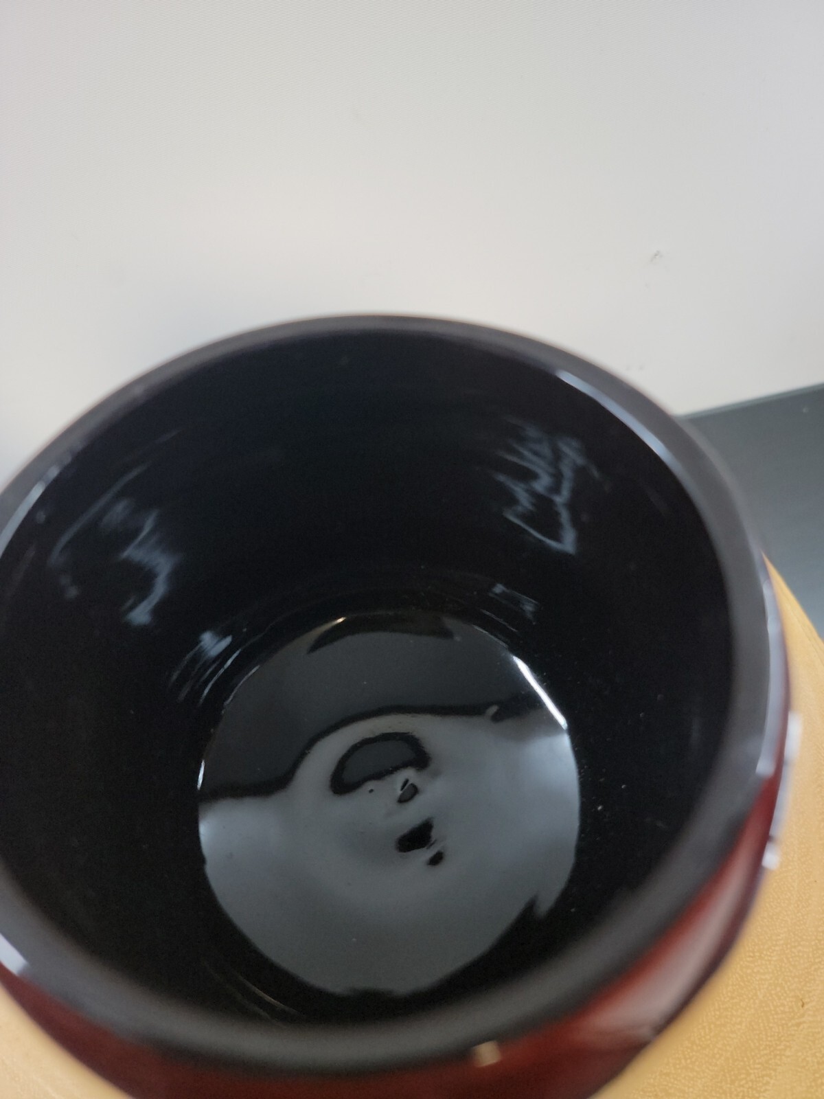 Vietnam Brown Enamel Art Deco Egg Vase Birds The Vaase W/ lid