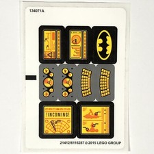 LEGO STICKER SHEET 76034 The Batboat Harbor Pursuit Batman DC Comics Decals
