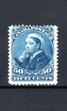 Canada 1896 50c Reine Victoria SG 116 MH Timbre Poste