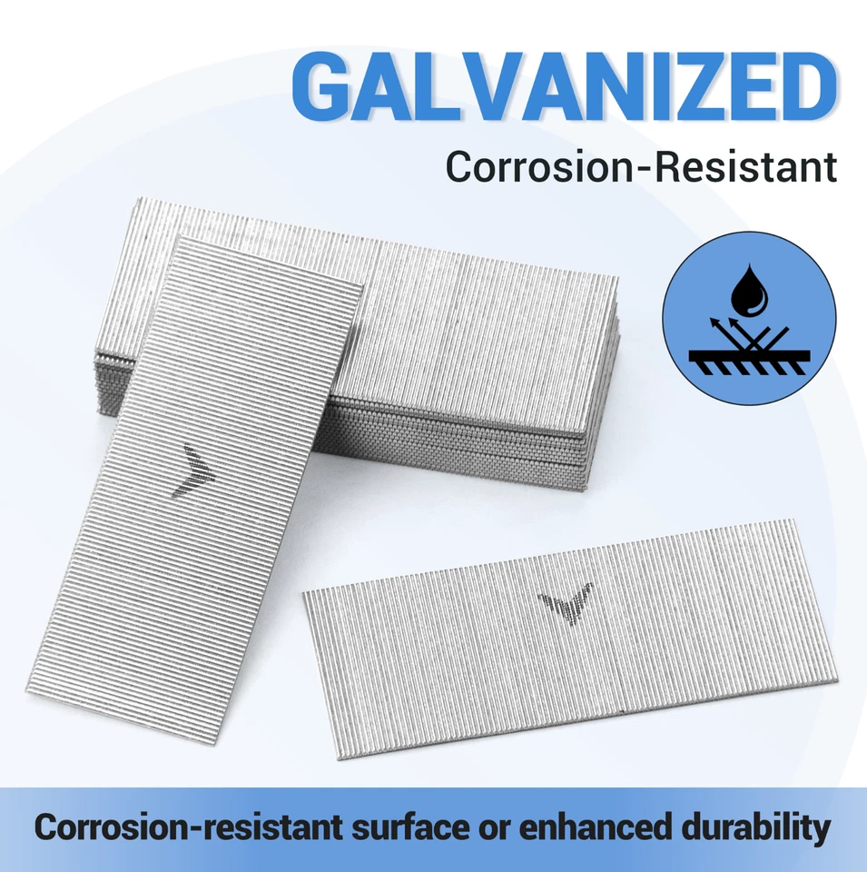 2.000-60.000 piezas clavos de pasador sin cabeza calibre 23 Meite clavos de pasador de 3/8"- 2" de longitud Foto 2 de 4