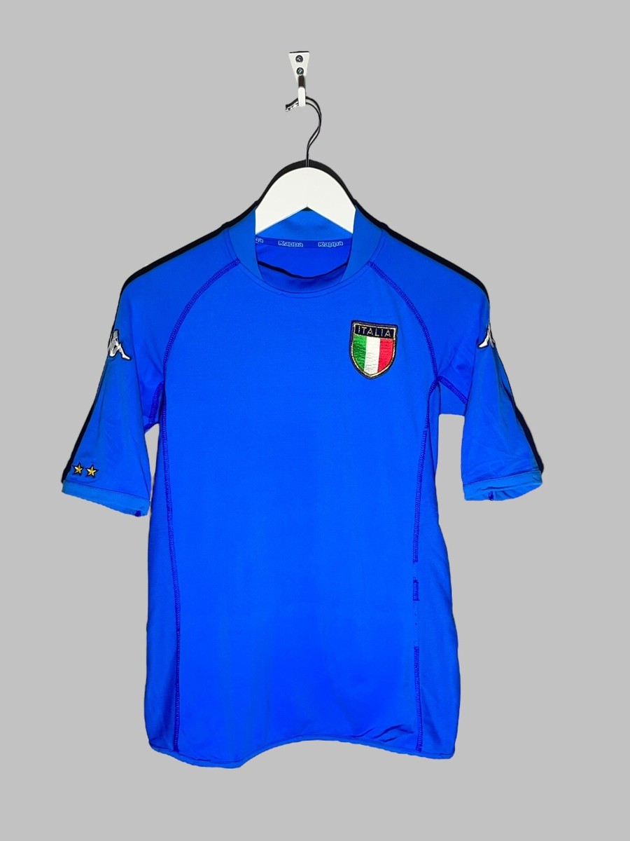 kappa製 2002年イタリア代表ユニホームフルセット National Team Italy Kappa 2002 Home Vintage Football Shirt