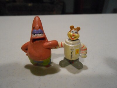 2003 Viacom SpongeBob Squarepants Sandy and Patrick Mini Figures