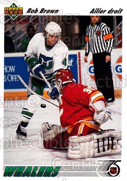 1991-92 Upper Deck French #198 Rob Brown