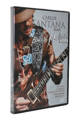 CARLOS SANTANA PLAYS BLUES AT MONTREX 2004 UK VERSION DVD SEALED