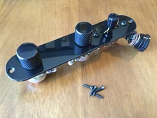 Black / 3-Way / Loaded Pre-Wired Telecaster Control Plate / UPGRADE /  NEW