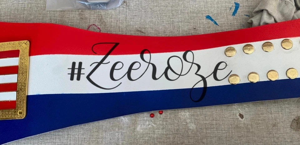 Réplica adulta do cinto de campeonato peso-pesado leve AWA - Imagem 3 de 3