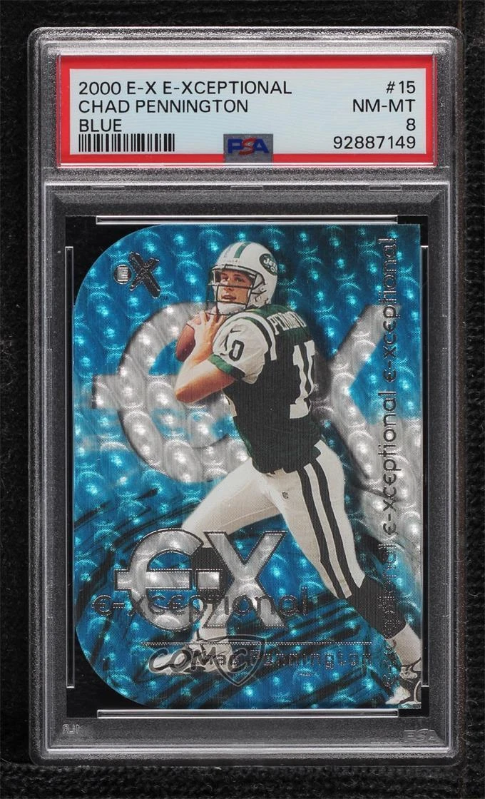 Chad Pennington E-X E-Xceptional #15 Blue