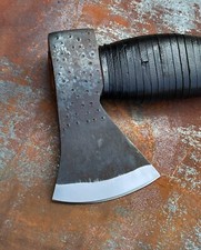 Custom Made Hand Forged 5160 Spring Steel Camping Axe Tomahawk Hatchet