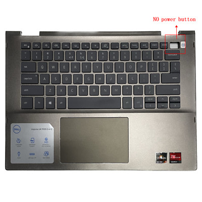 Brown Palmrest Backlit Keyboard Touchpad 0MKCVW For Dell Inspiron 14 7405 2-in-1