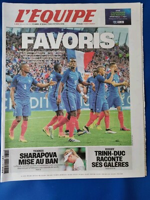TEAM FRANKREICH EURO 2016 Zeitung Team 9/06/2016 PRÄSENTATION DES EURO