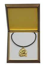 Cavalier King Charles Spaniel - Dog Collar In Gift Box, Gold-Plated Pendant