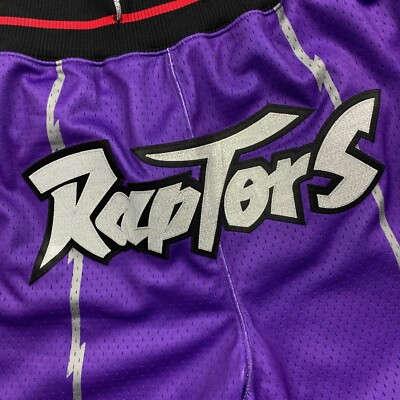 100% Authentic Just Don 95 96 Toronto Raptors Mitchell Ness Shorts