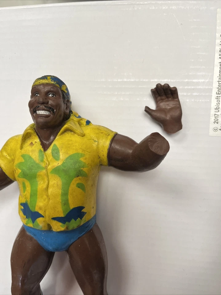 20.3cm Wwf Wwe S. D. Jones LJN Lucha Superstars Figura Especial Entrega Dañado - Imagen 3 de 4