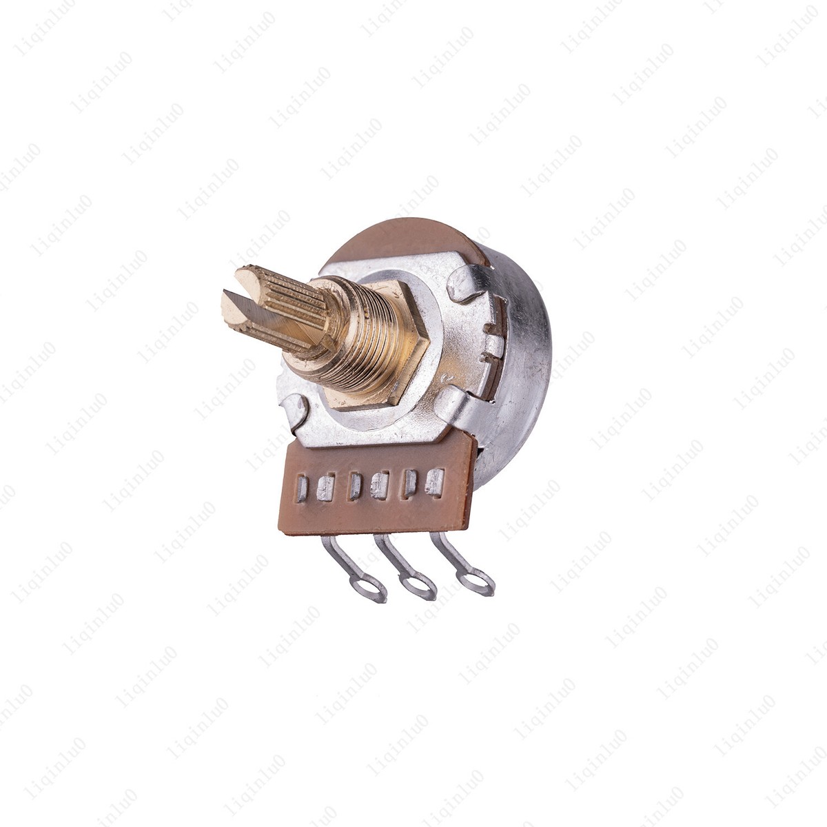 Set of 4 Electric Guitar Potentiometer A500K Brass 24Split