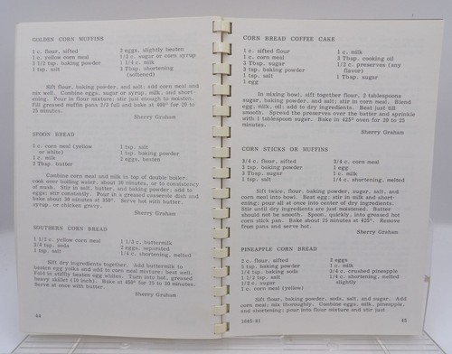 Wertvolle Rezepte aus der Einheit von Lima Ohio 1981 spiralgebundenes Kochbuch - Bild 7 von 8